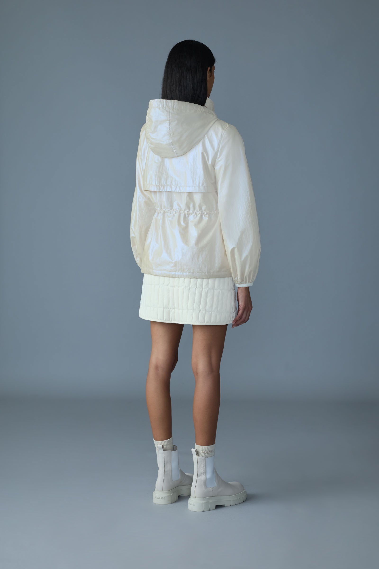 ISHA Rain Jacket with Balloon Sleeves - 4
