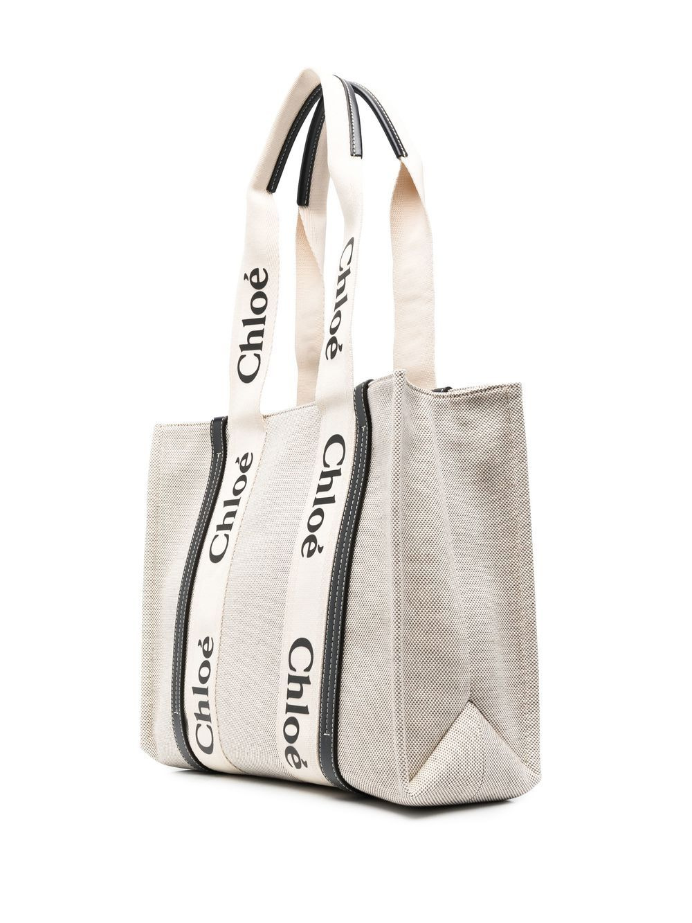 Chloé Women Woody Canvas Medium Tote - 4