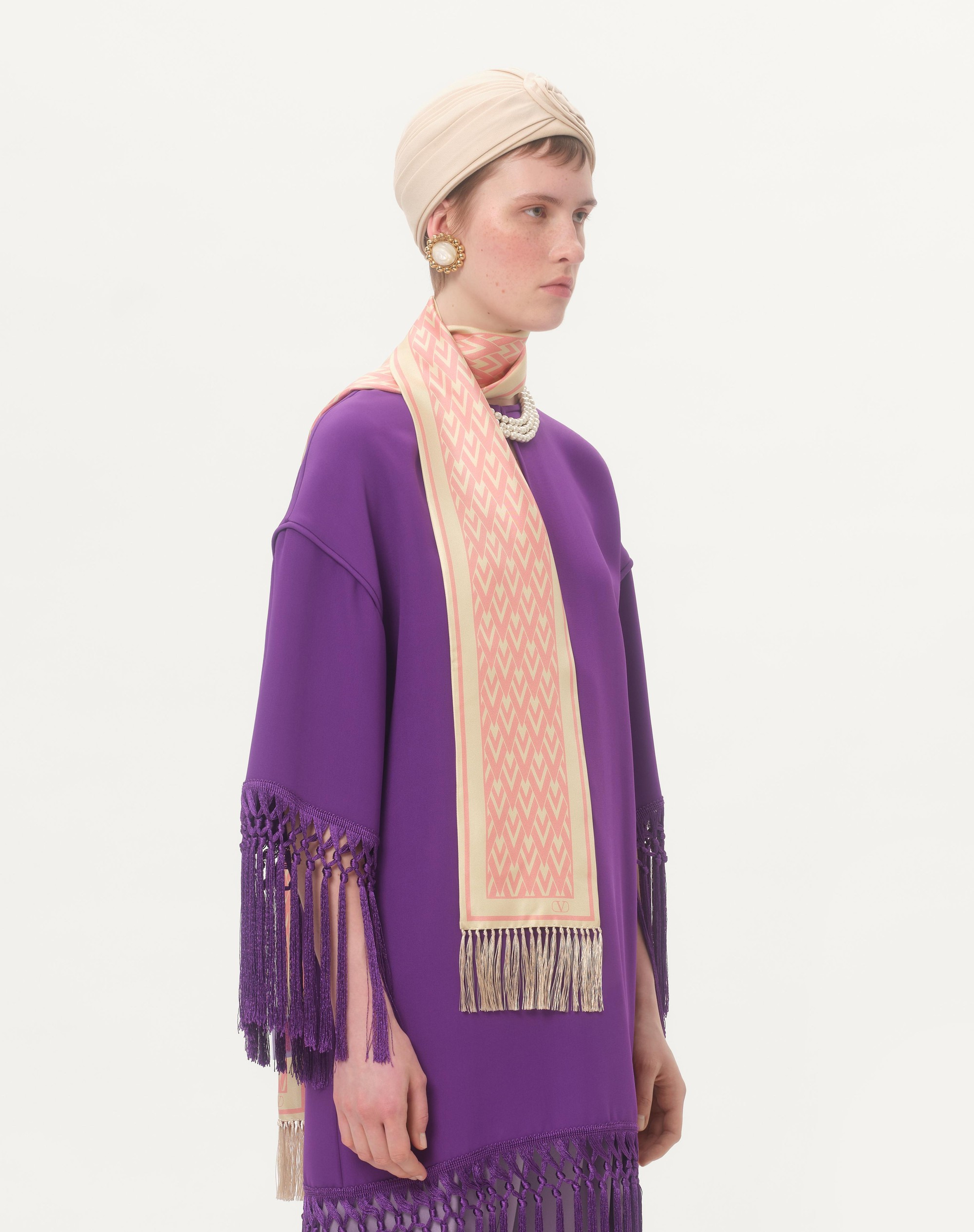 TOUTE LA V SILK BANDEAU SCARF - 2