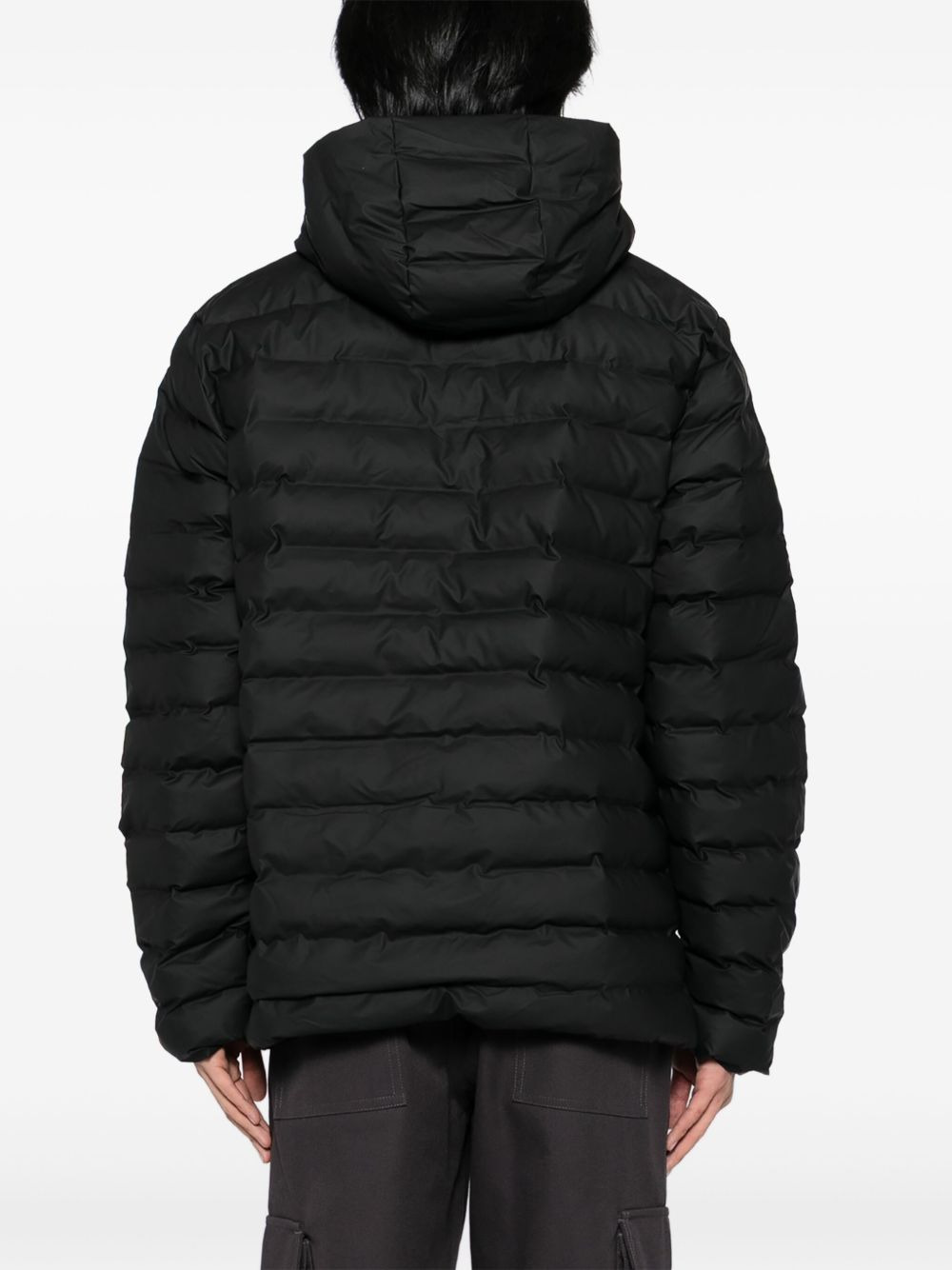 logo-patch jacket - 4