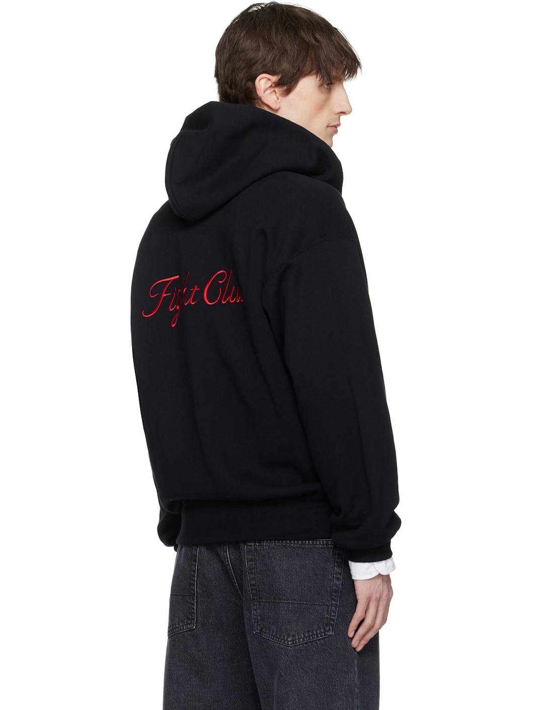 【同梱不可】 'Fight Black MARIA WACKO Club' Hoodie Zip Full Weight Middle トップス