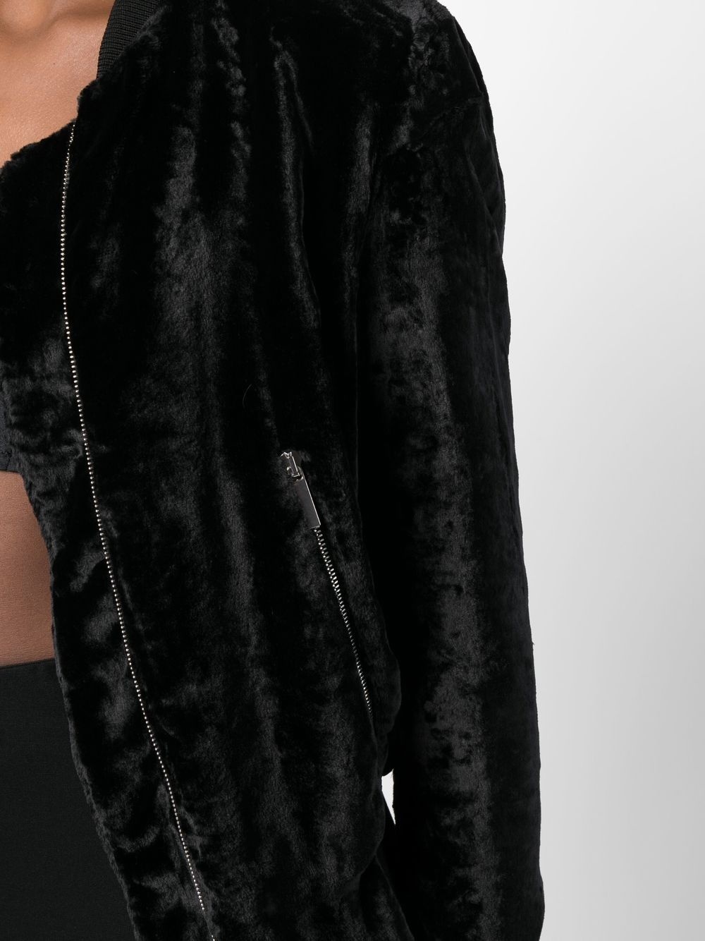 velvet bomber jacket - 5