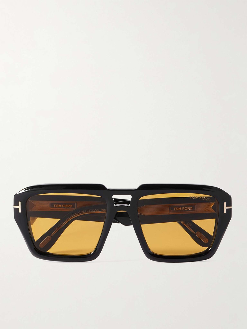 Square-Frame Acetate Sunglasses - 1