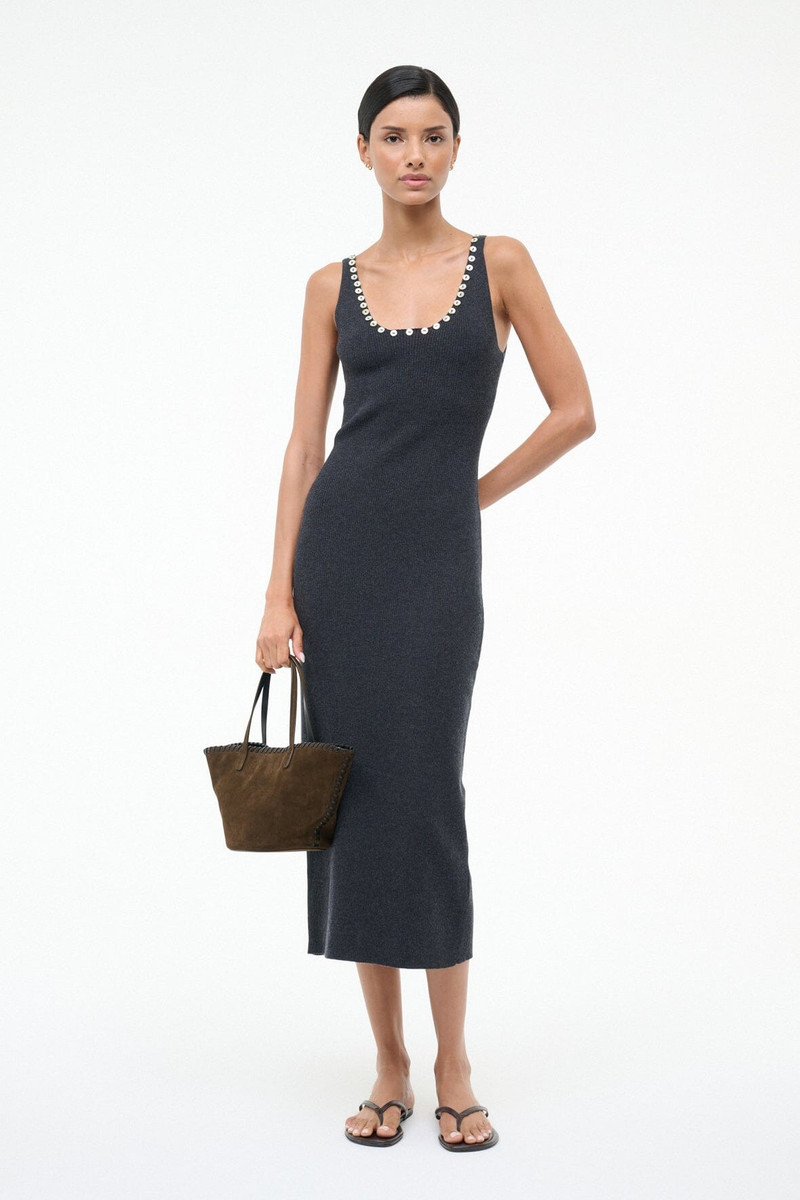 STAUD NEVA DRESS NOCTURNE 1