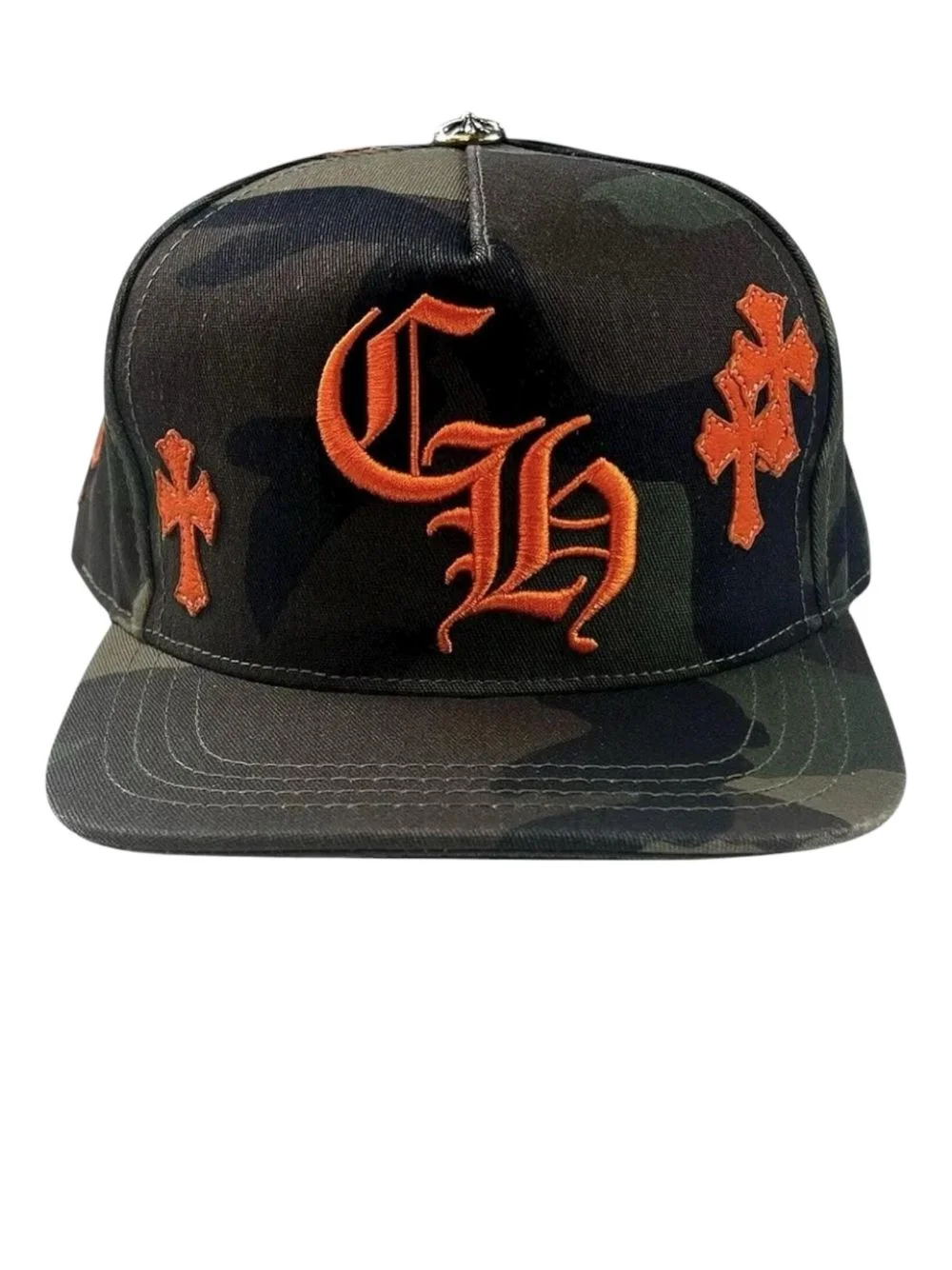 embroidered-logo hat - 1