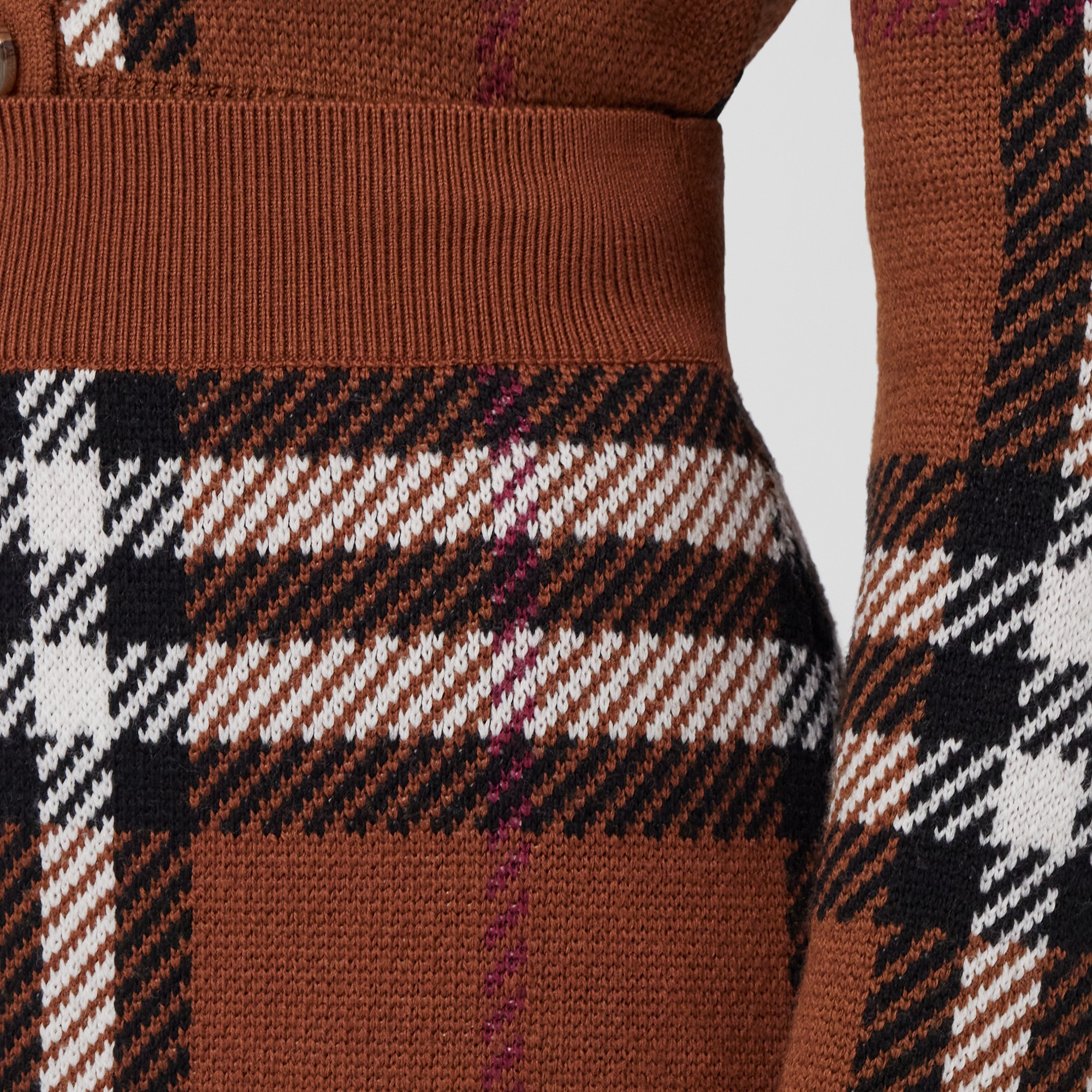 Burberry check-pattern Wool Blend Tights - Farfetch