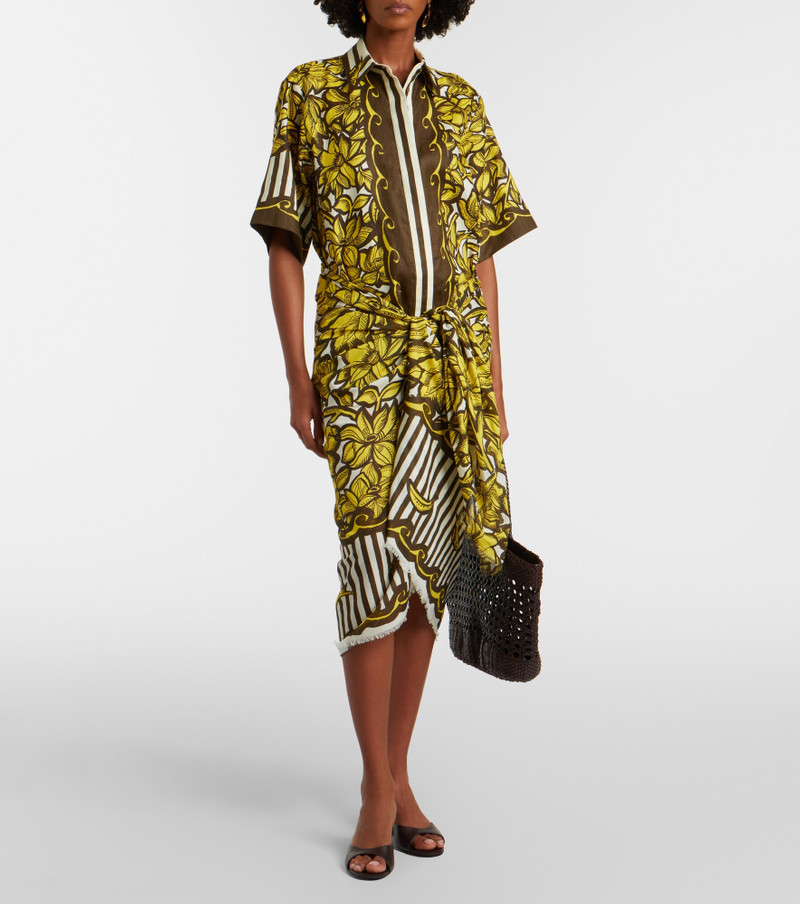 ALÉMAIS Mona floral cotton beach cover-up outlook