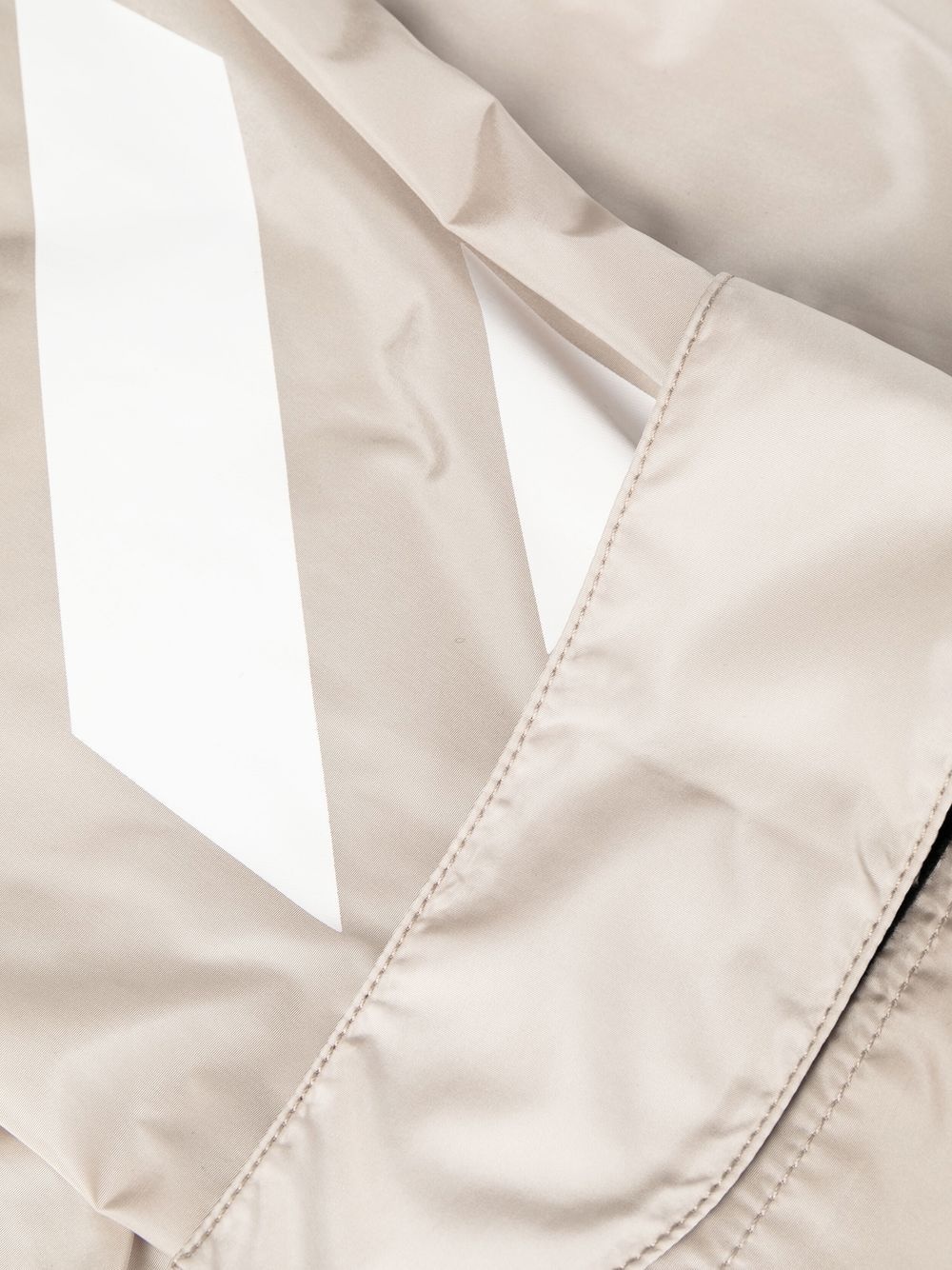 diagonal-stripe straight-leg trousers - 6