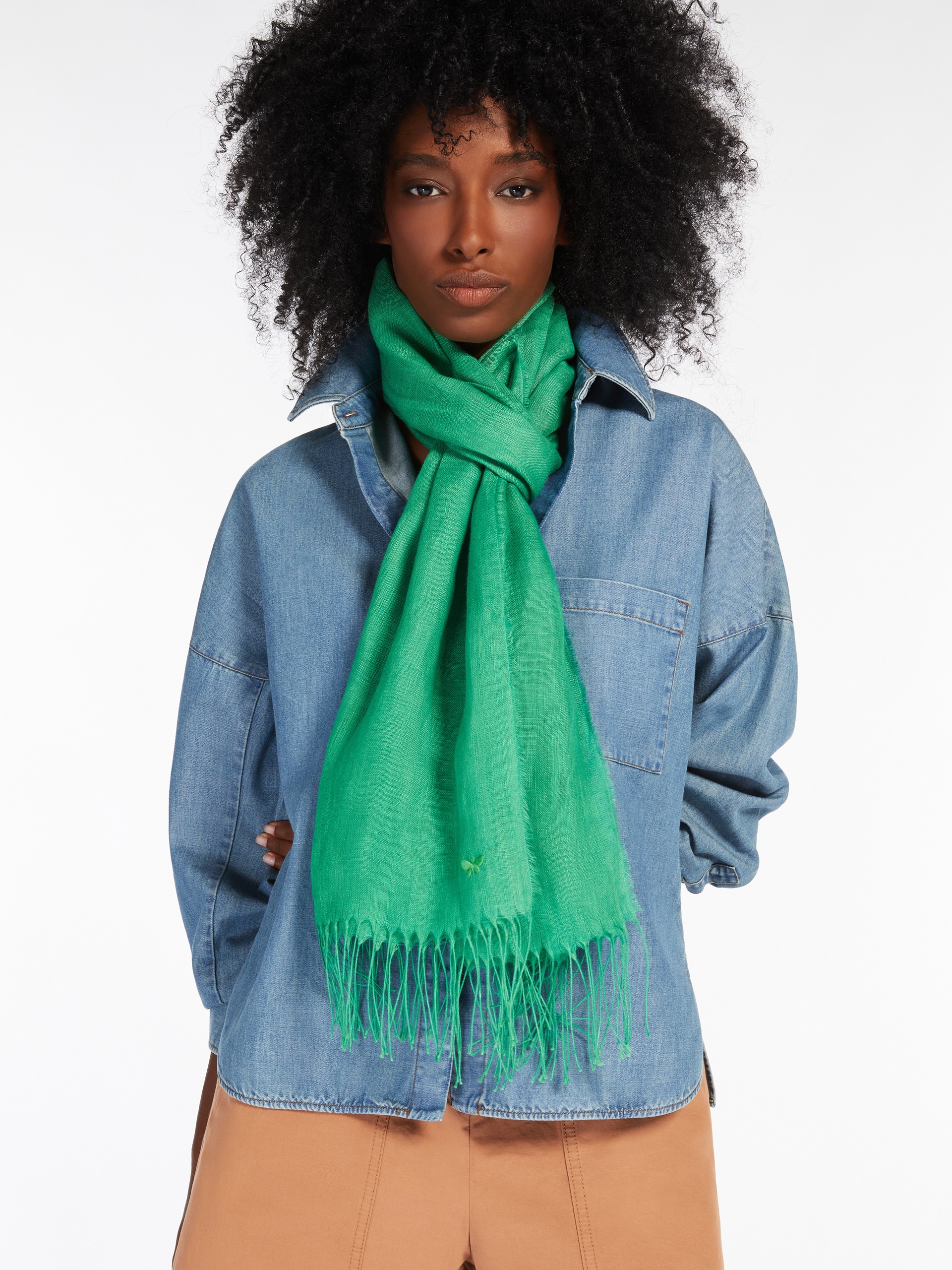 SIONBIO Linen stole - 4