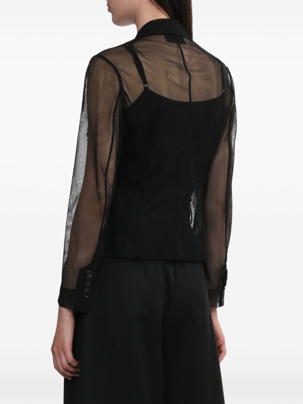 embellished bust fitted jacket - 4