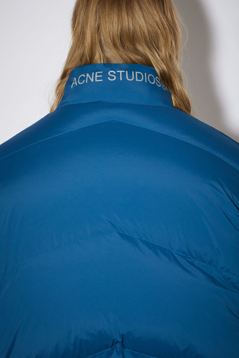 Down puffer coat - Teal blue 6