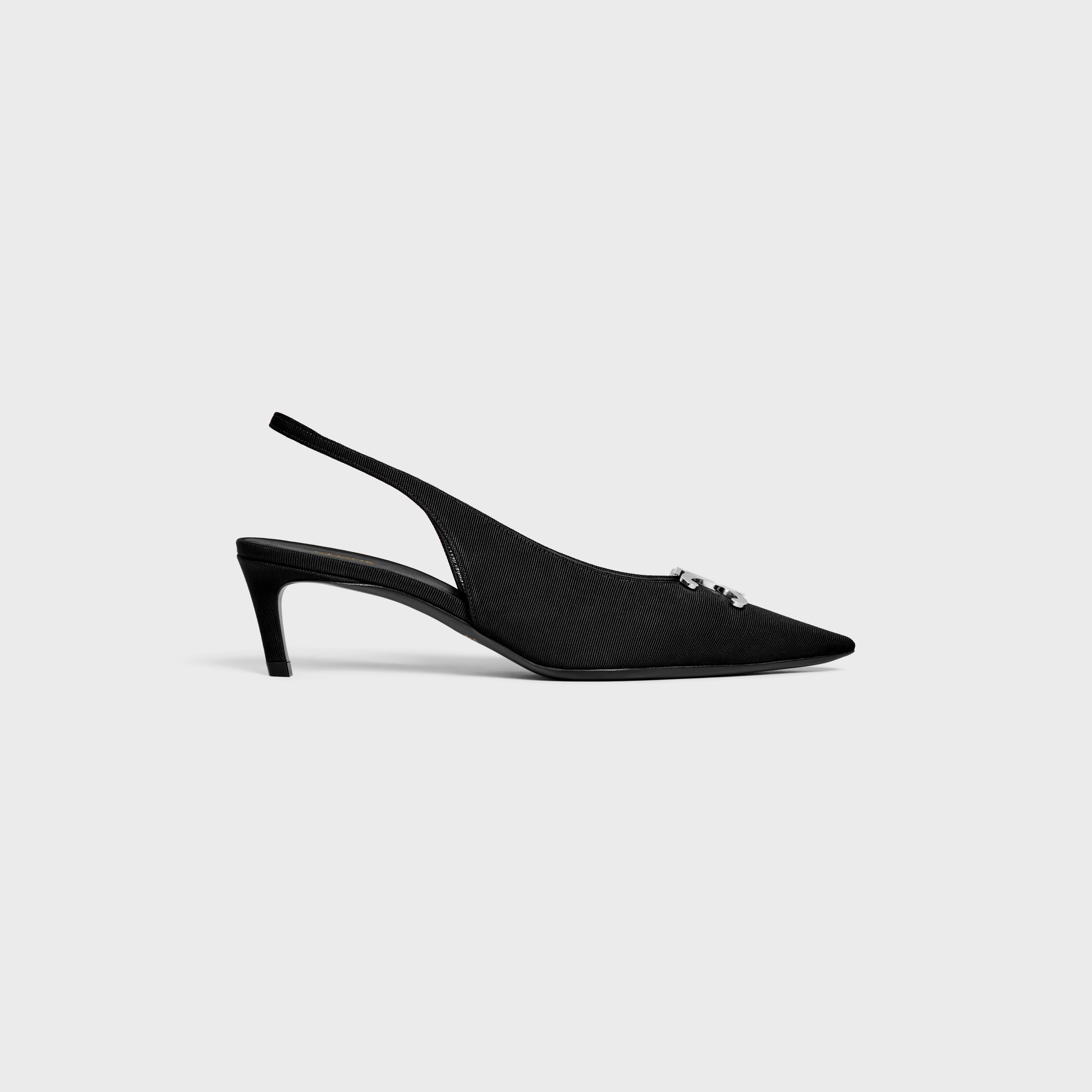 CELINE ALMA TRIOMPHE SLINGBACK in GROS-GRAIN - 1