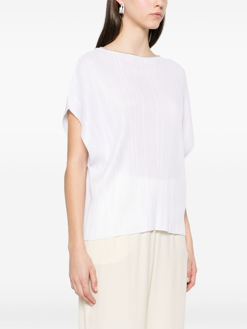 bead-detail T-shirt 3