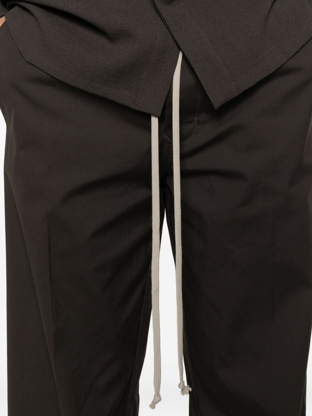 drawstring-cuffed trousers - 5