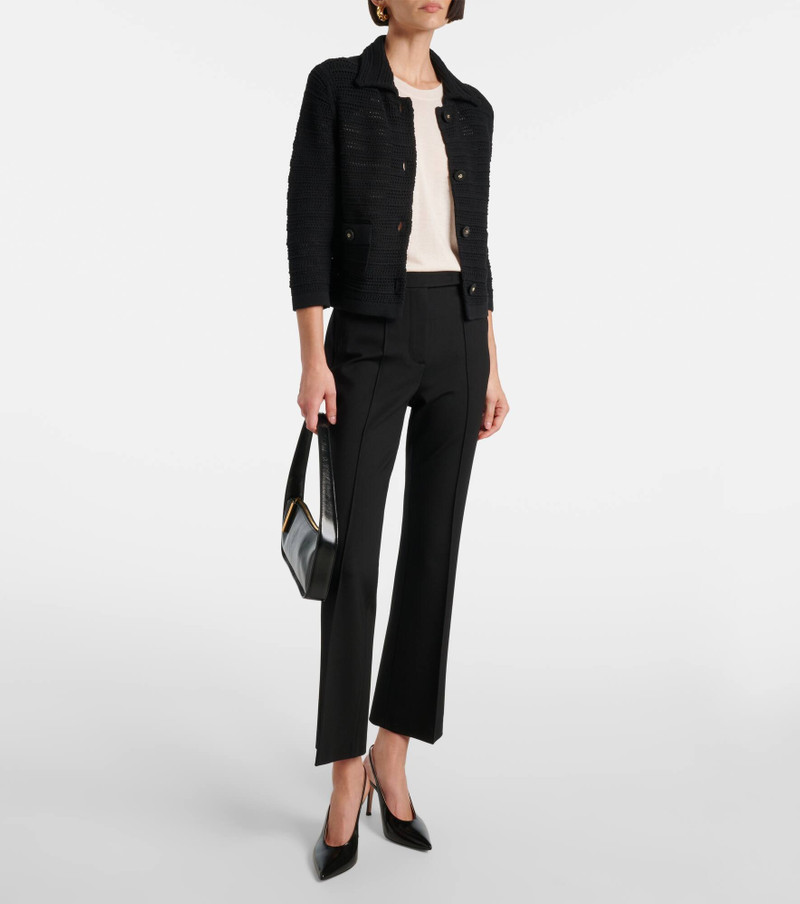 DOROTHEE SCHUMACHER Precise Pointelle cotton-blend cardigan outlook