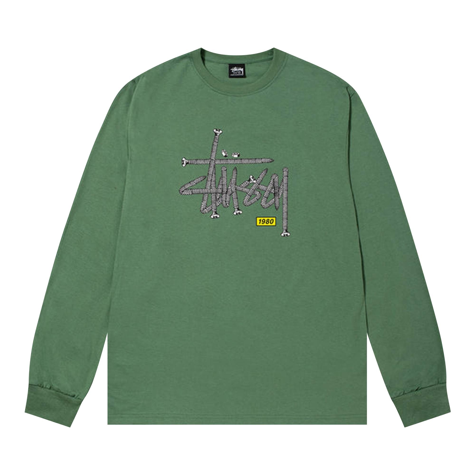 Stussy Hardware Long-Sleeve Tee 'Sage' - 1