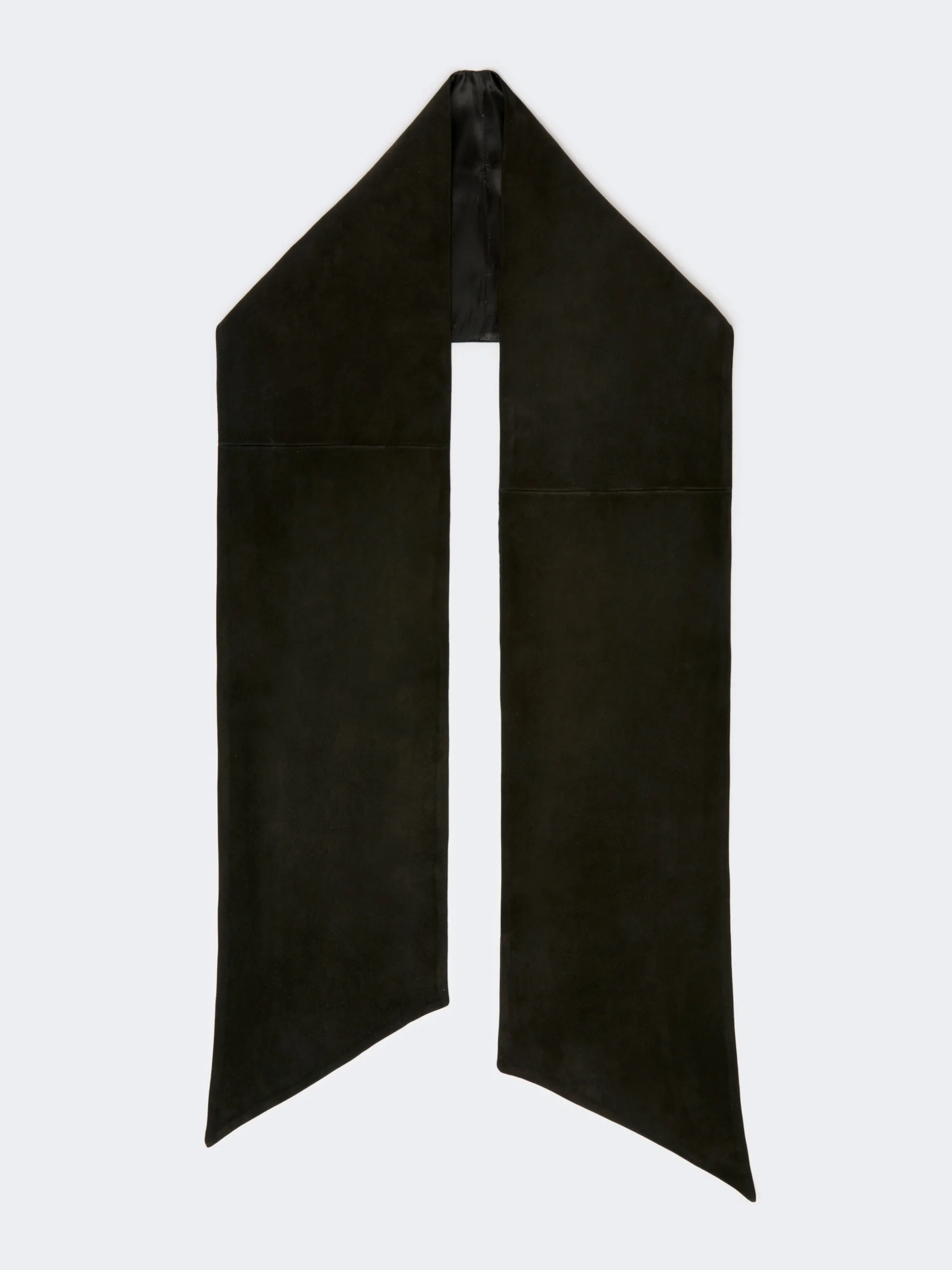 COMUNE Suede scarf - MEDIUM GREY - 1