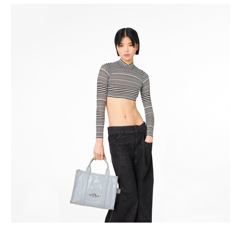 CRACKLE LEATHER SMALL TOTE 부대 7
