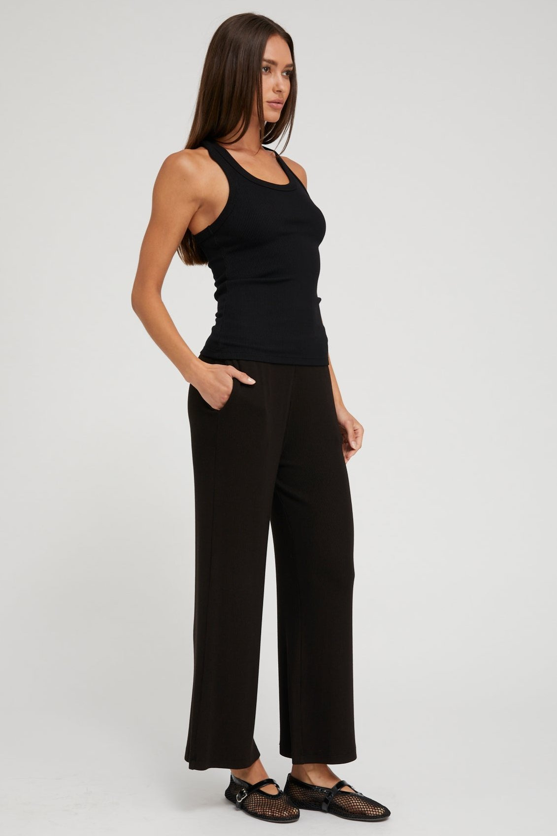 BLACK RIB CULOTTE - 3
