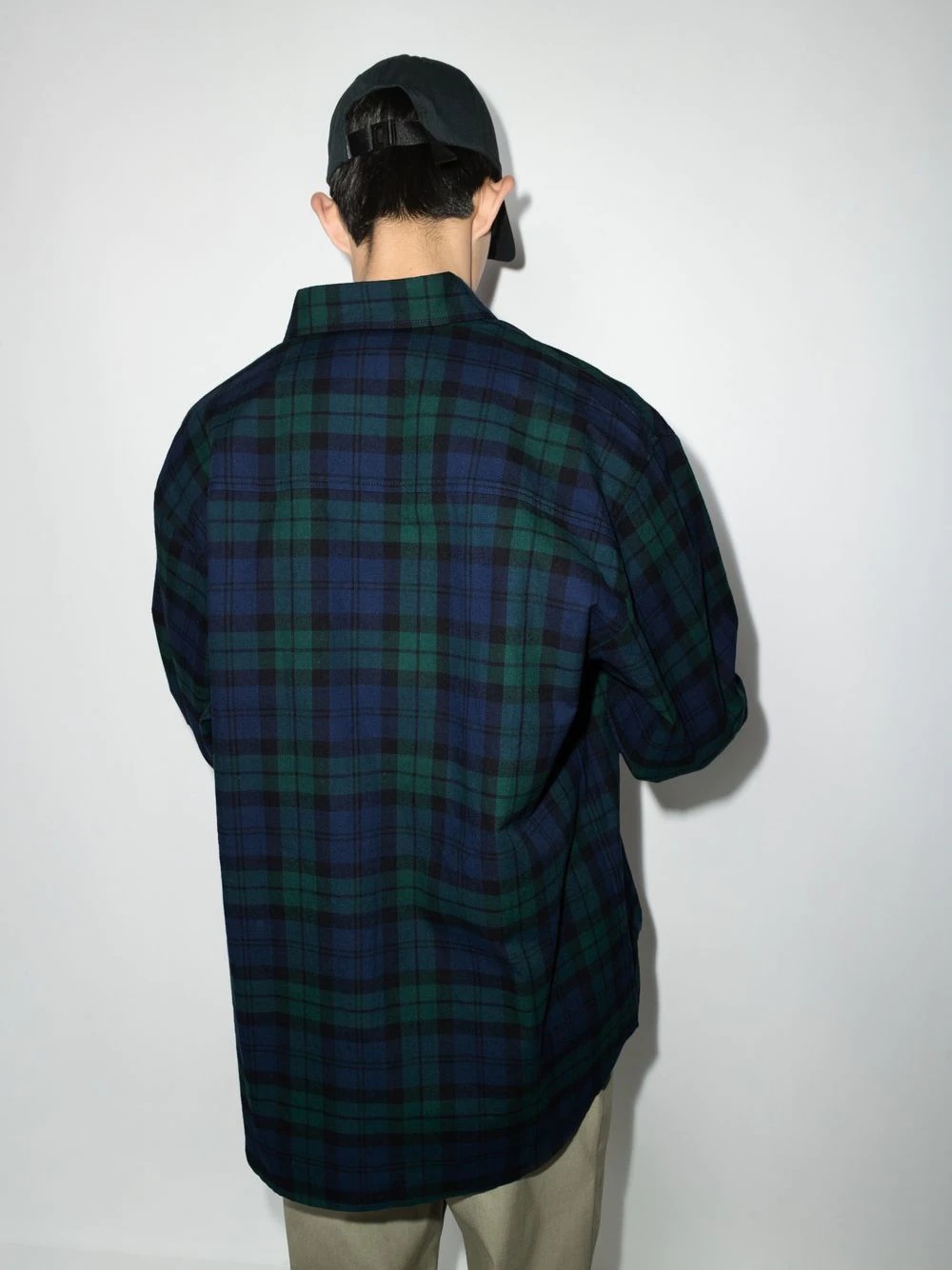 tartan long-sleeved shirt - 3