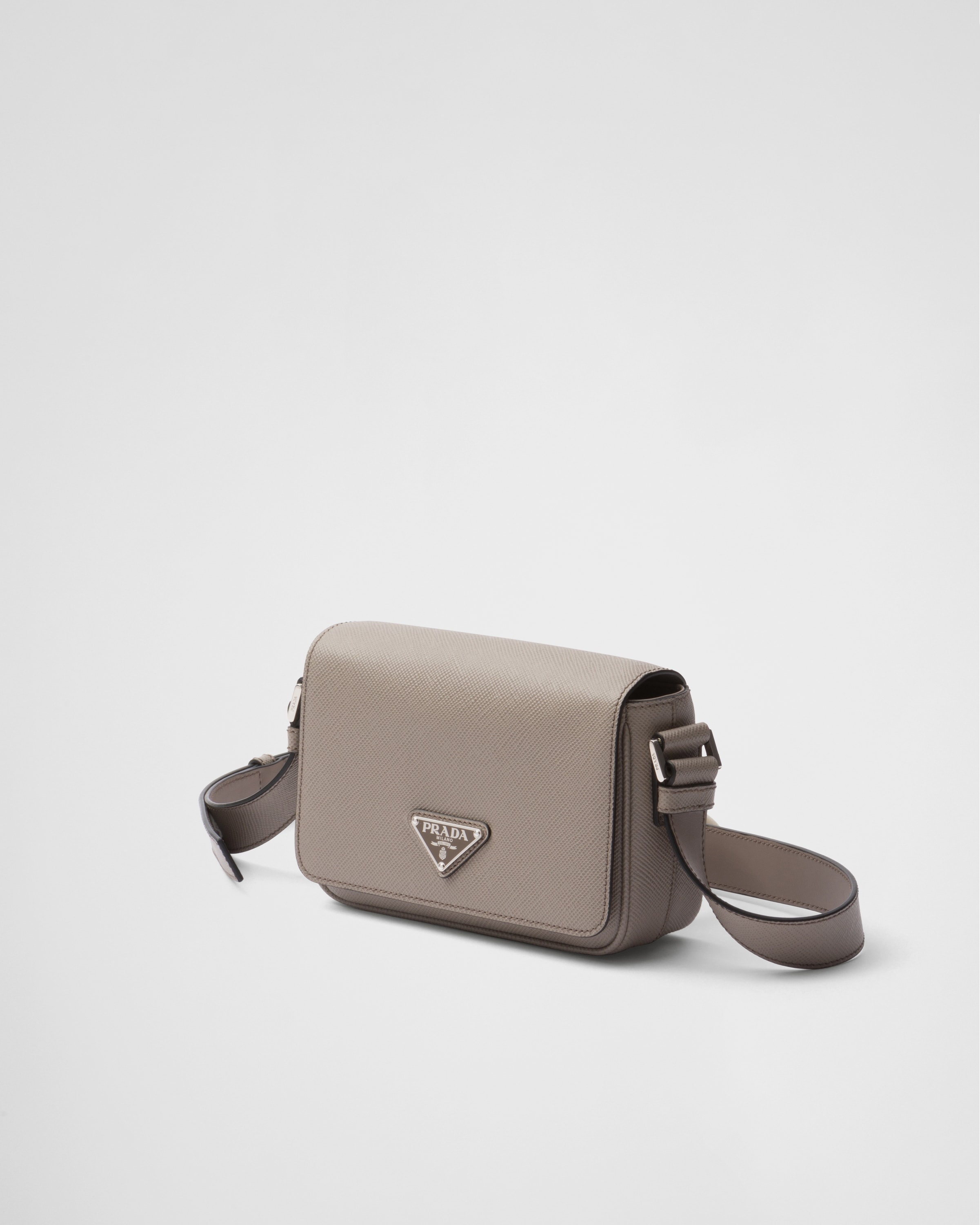 Saffiano leather shoulder bag - 3