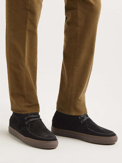 Brioni Shearling-Lined Suede Chukka Boots outlook