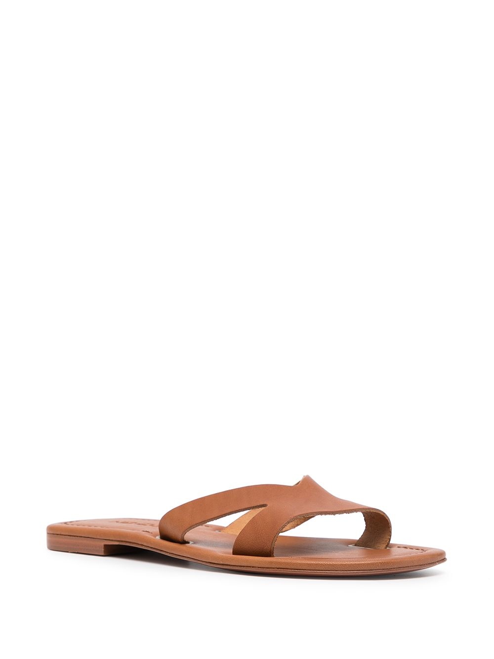 Opanka flat leather mules - 2