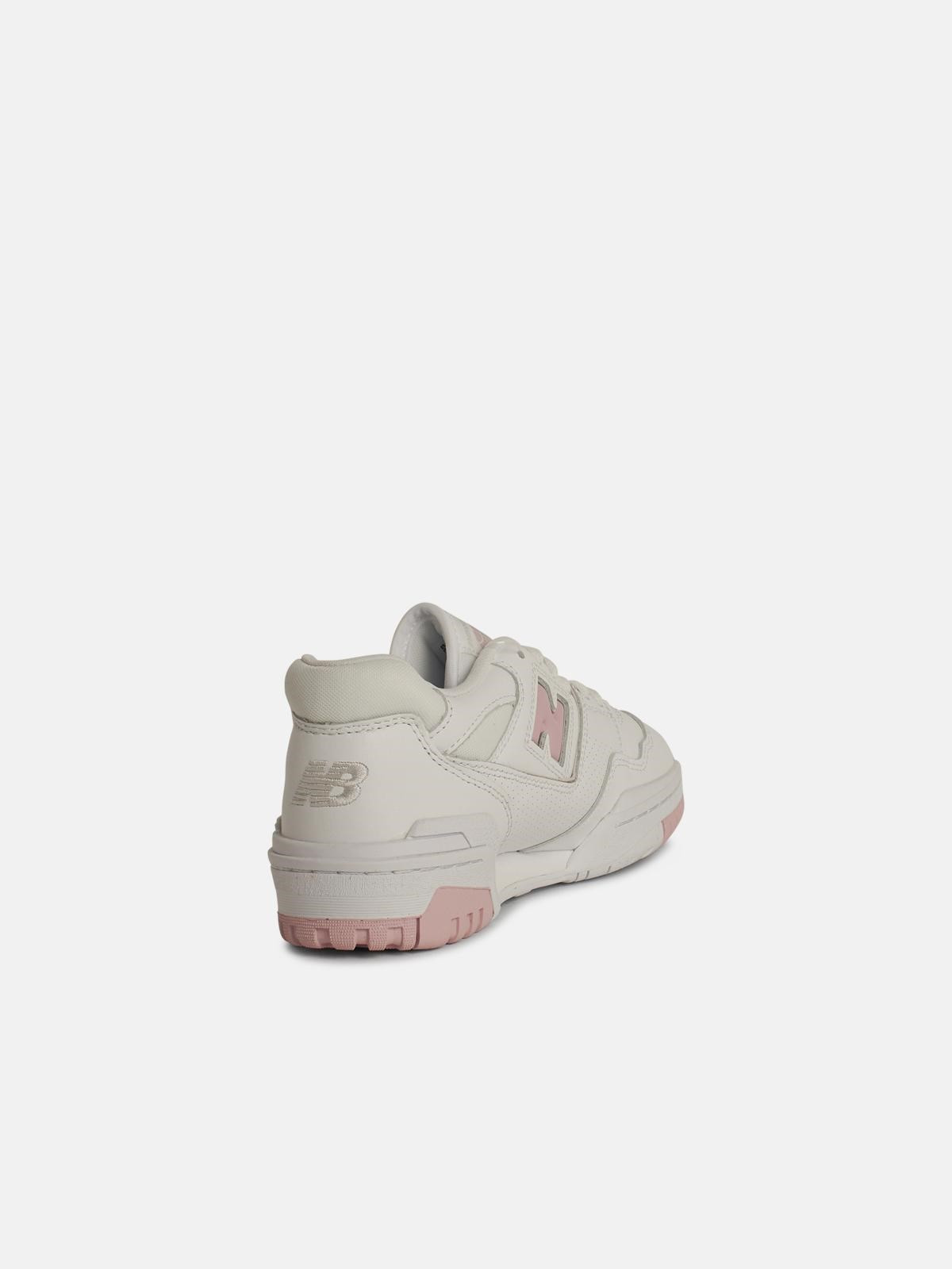 '550' WHITE LEATHER SNEAKERS - 3