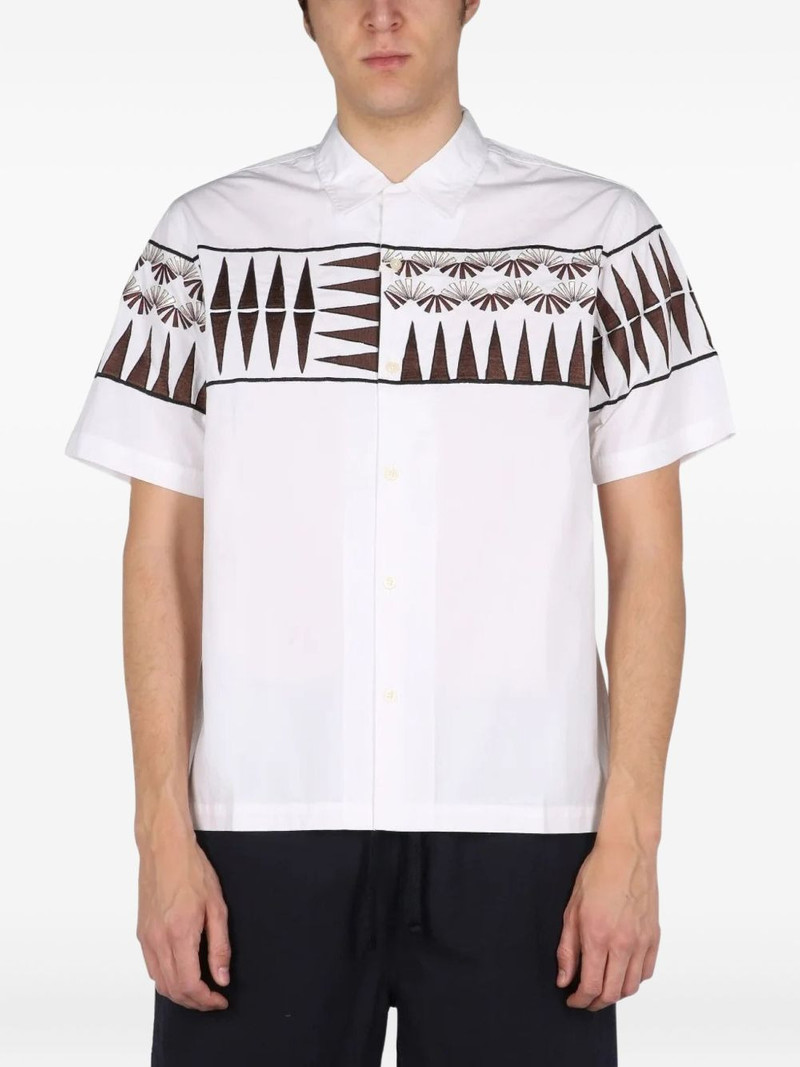 geometric-print shirt 1