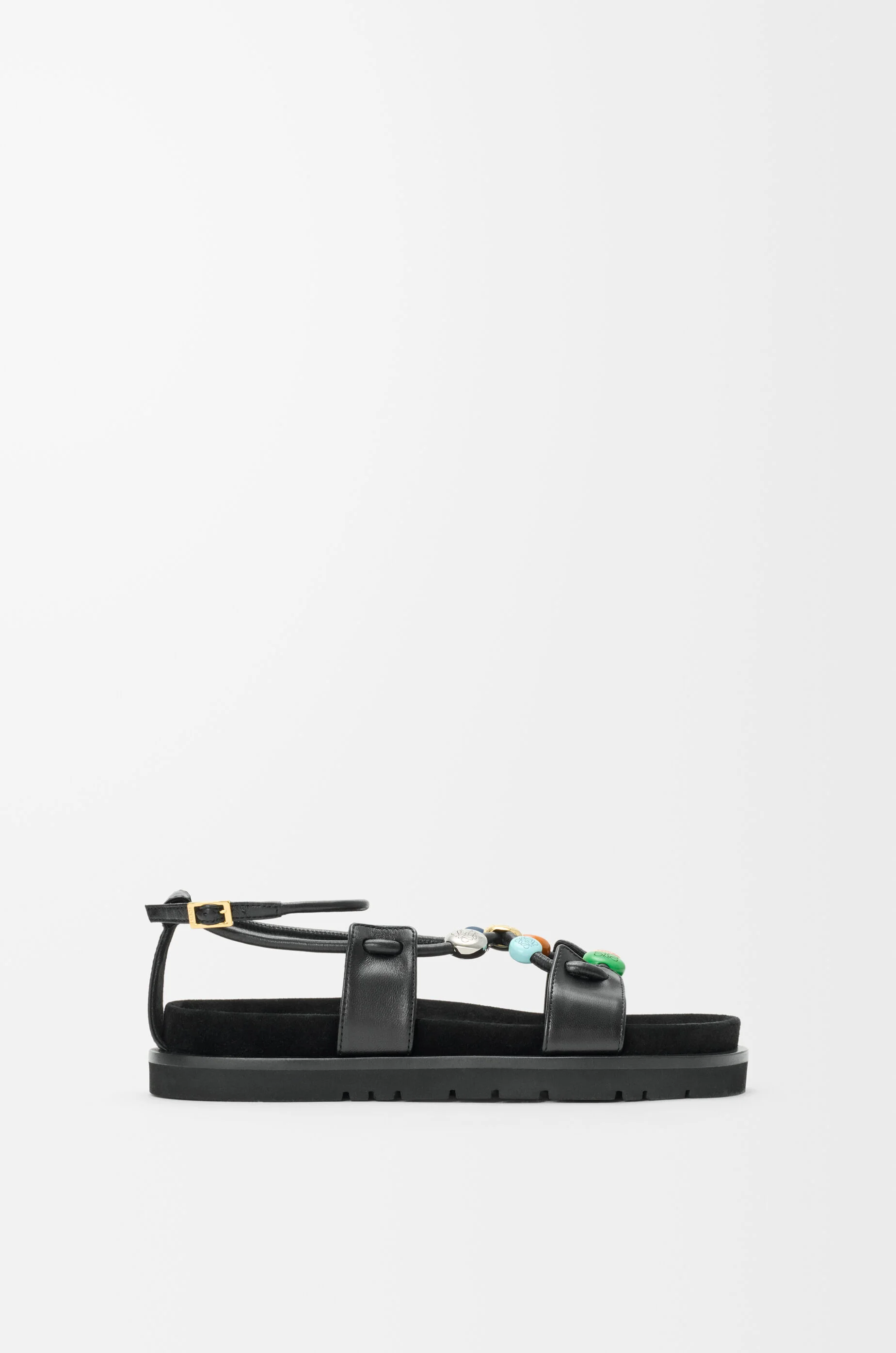 Pebble Beads fussbett sandal in nappa lambskin - 1