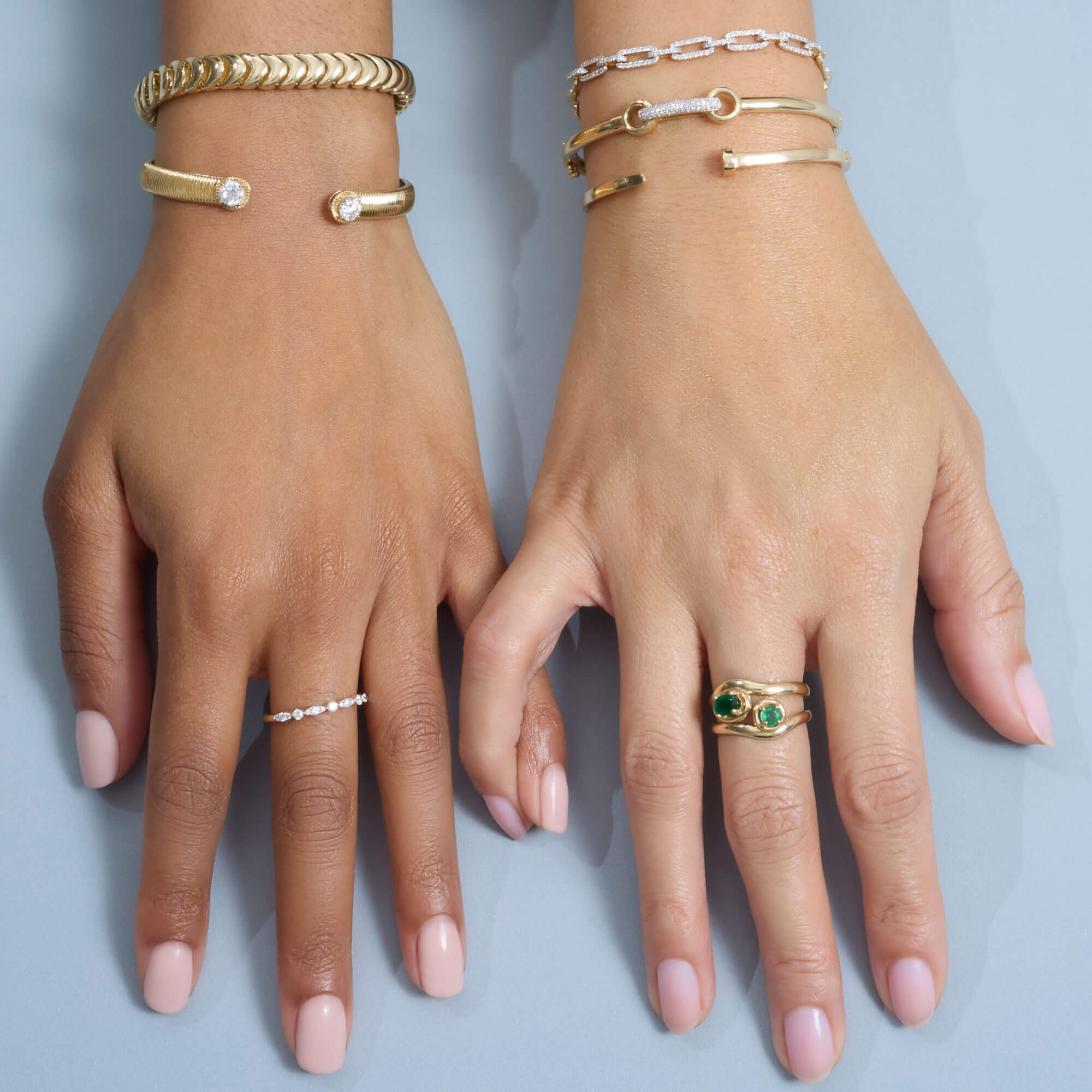 Diamond Bridle Bangle - 6