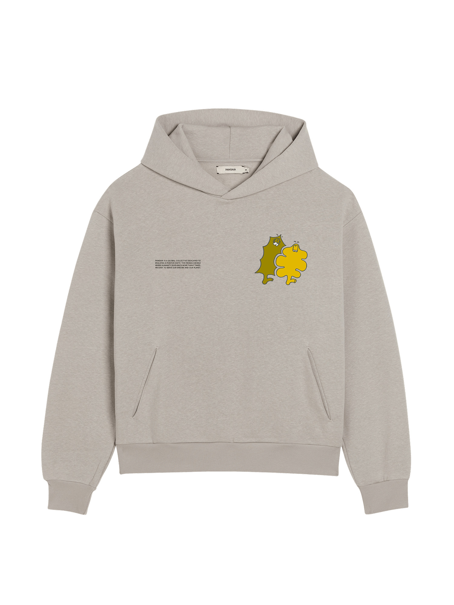Mens Pangaia x Gasius Hoodie - Stone - 1