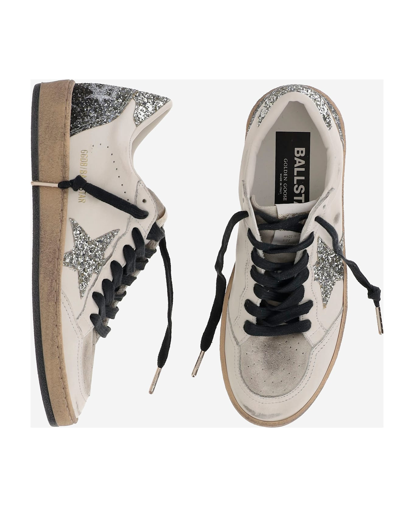 Ball Star Sneakers With Glitter - 2