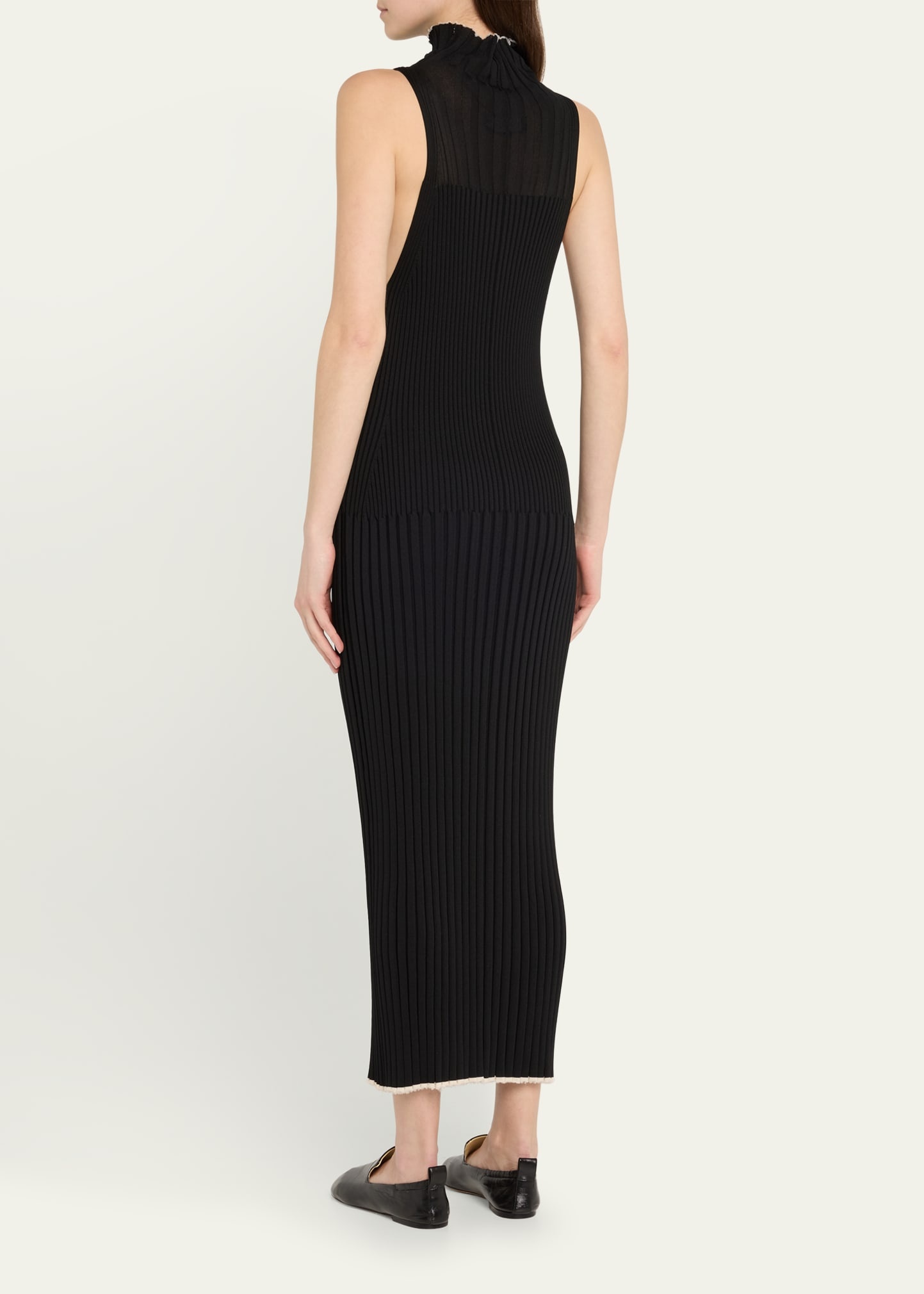 Maia Ribbed Turtleneck Dress - 3