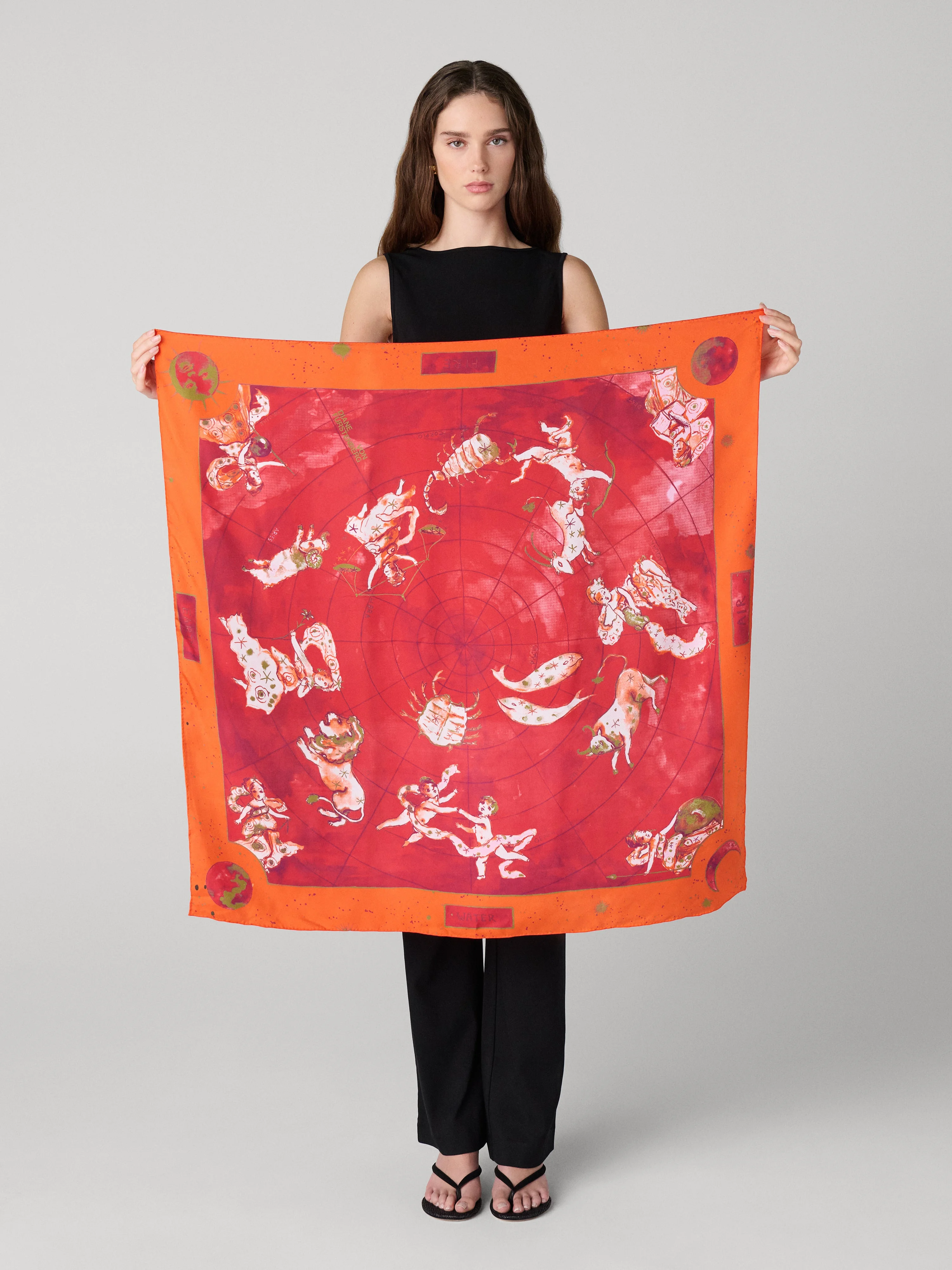 Zodiac Flag Scarf - 1