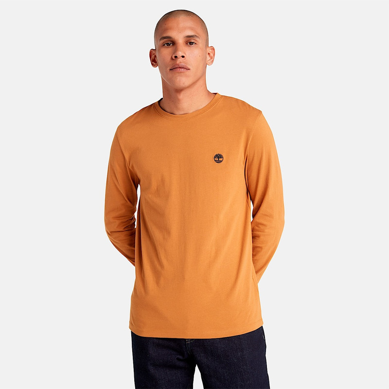 Timberland Men's Dunstan River Long Sleeve Slim-fit Crew T-Shirt outlook