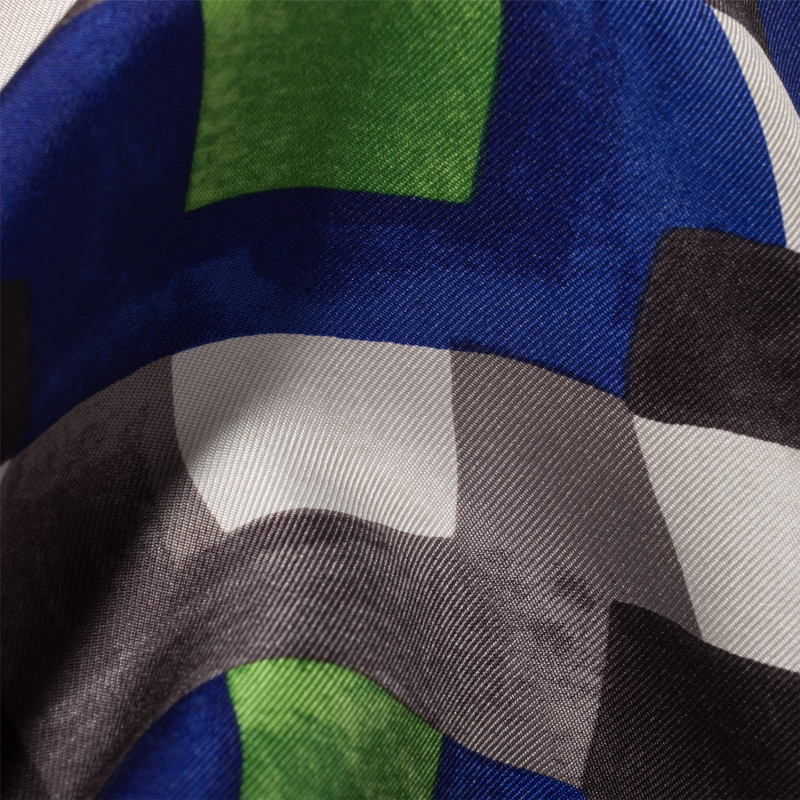 Miu Miu Printed silk scarf outlook