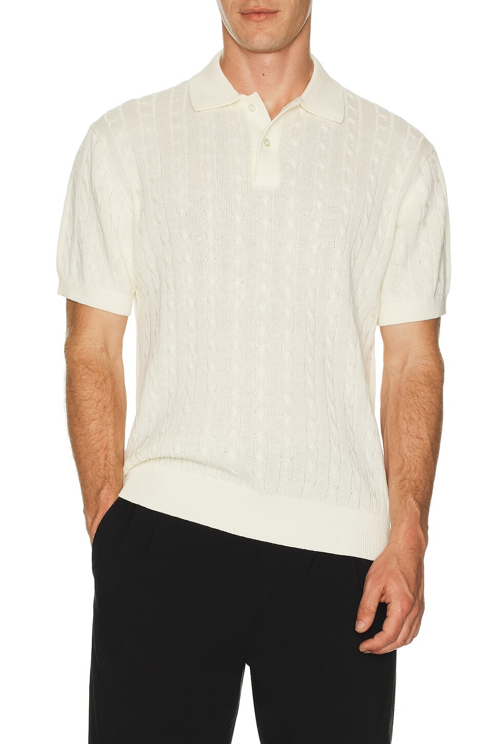 Knit Polo Cable - 3