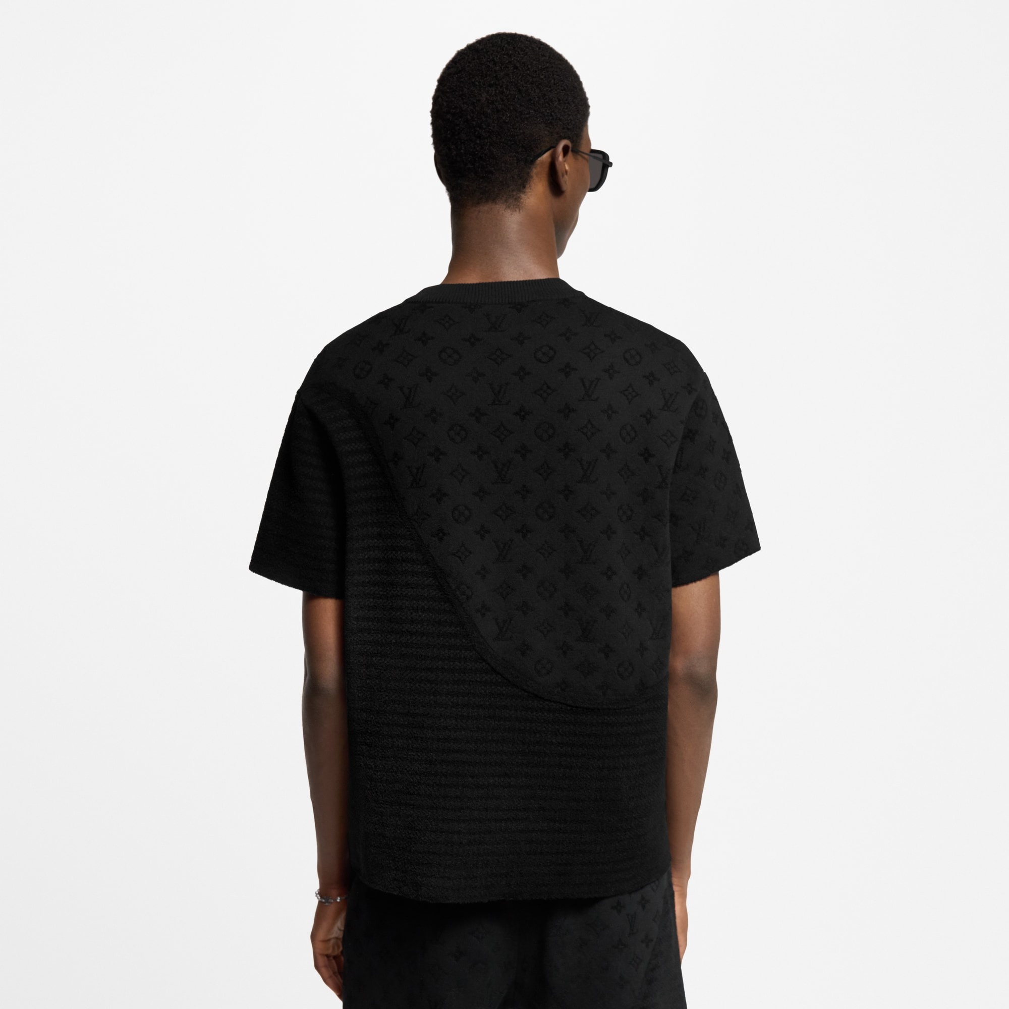Graphic Jacquard Short-Sleeved Crewneck - 5