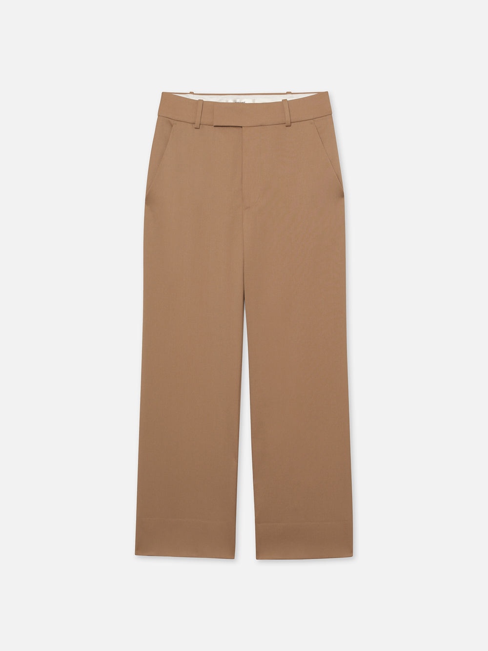 Easy Slim Crop Pant in Light Camel - 1