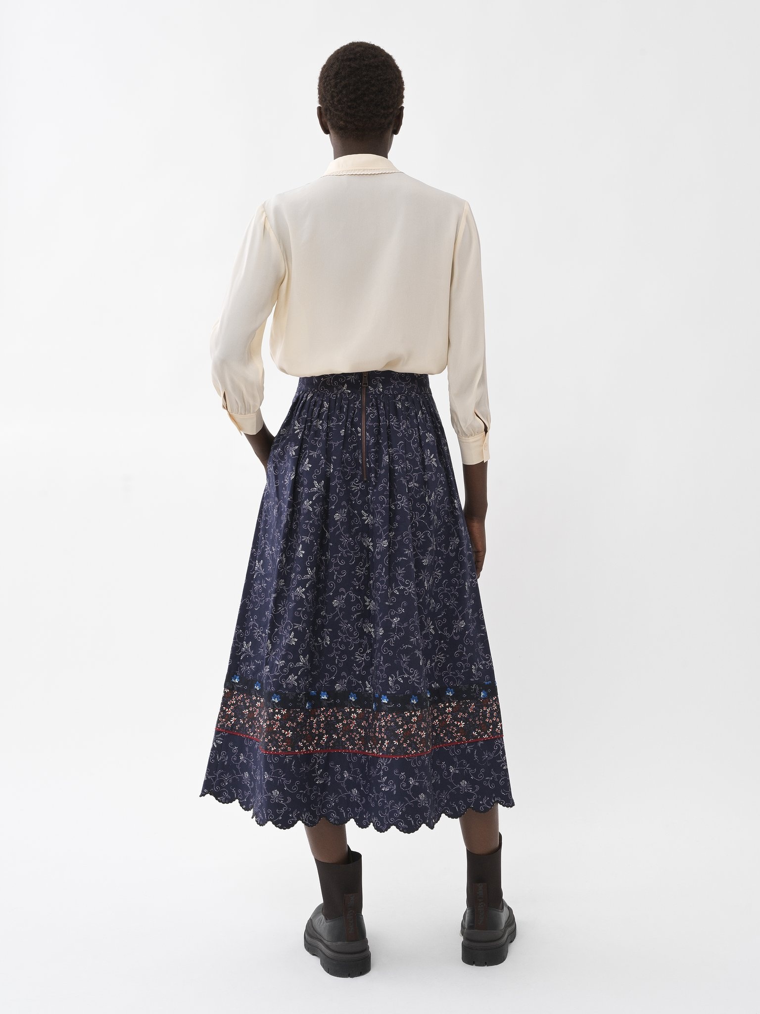 PUFF MIDI SKIRT - 4