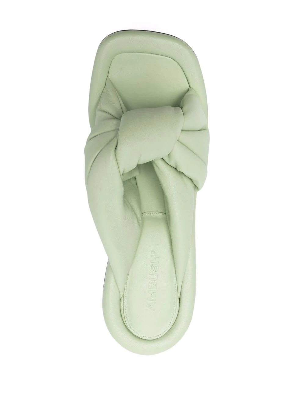 open-toe twisted strap sandals - 4