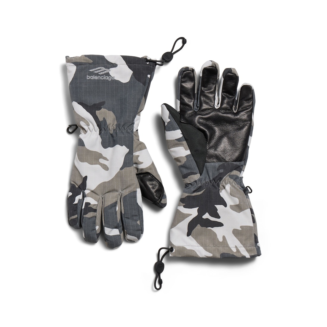 Men's 3b Sports Icon Ski Gloves in Grey/white - 1