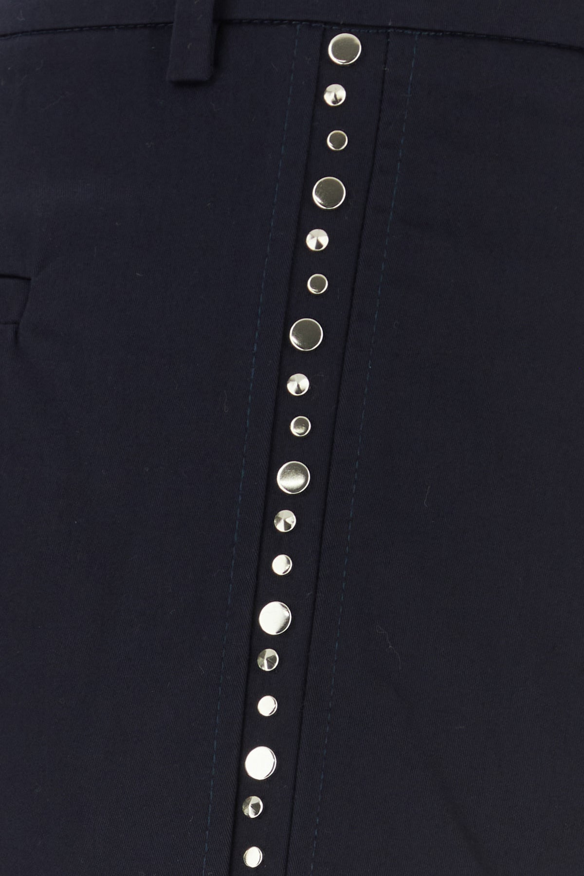 Blue cotton pant - 3