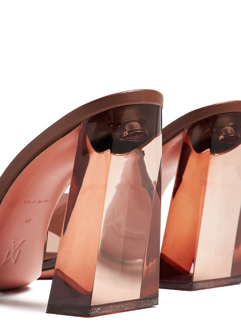 Amina Muaddi 95mm Brigitte mules outlook