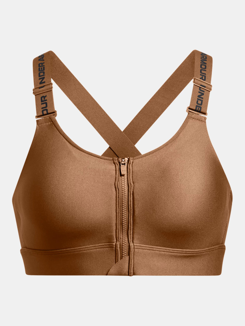 Women's UA Infinity 2.0 High Zip Sports Bra 1