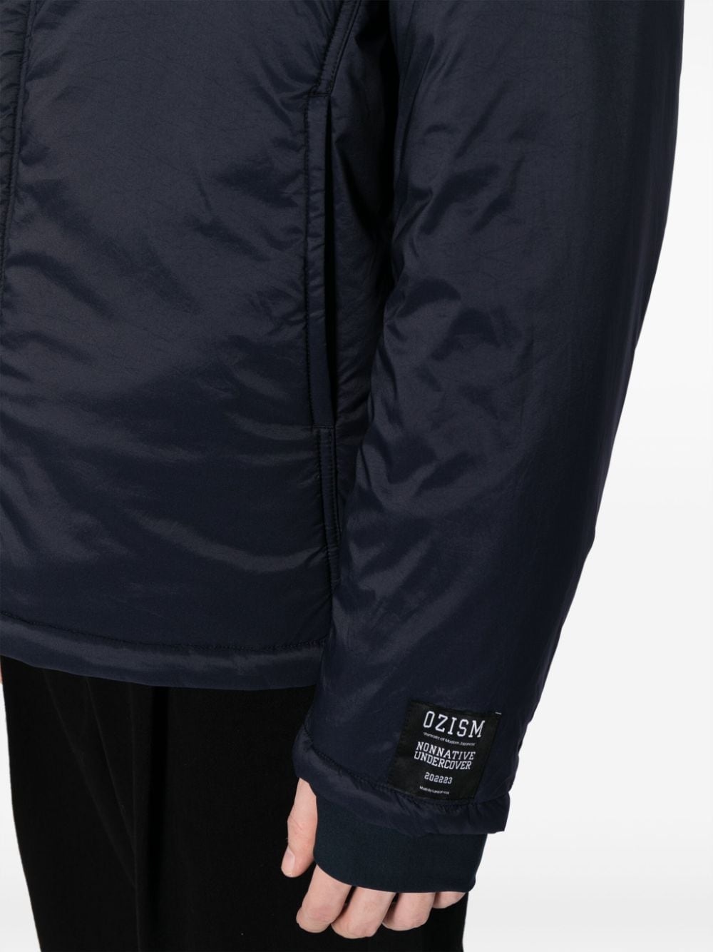 Monk V-neck padded jacket - 5