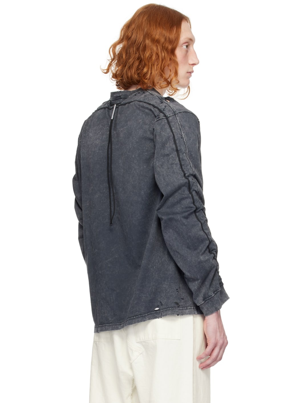 Gray Vessel Long Sleeve T-Shirt - 3