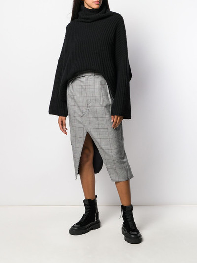 Unravel front slit skirt outlook