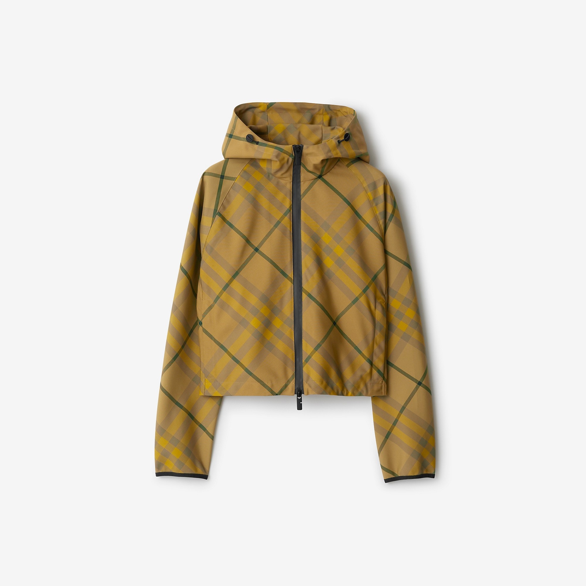 Cropped Check Lightweight Jacket - 1